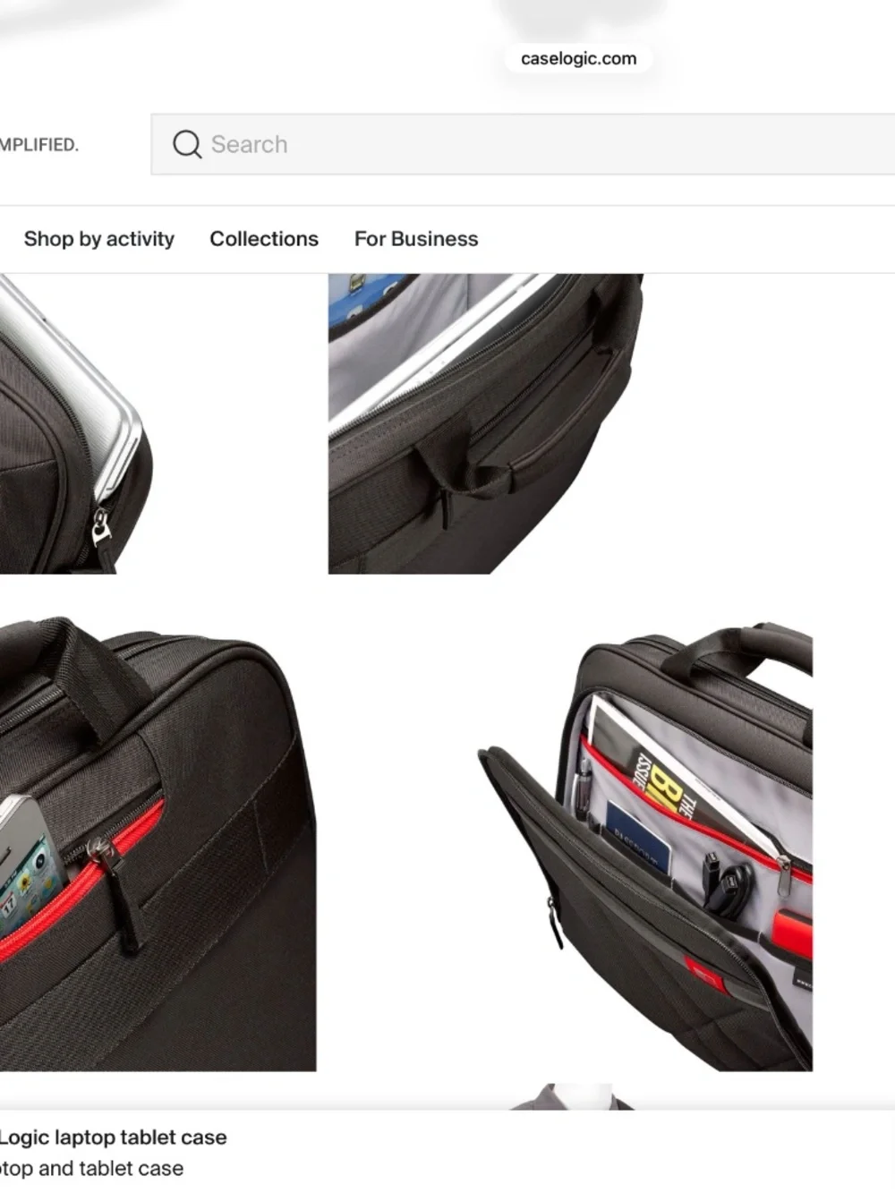 NIP Case Logic laptop/tablet case travel bag